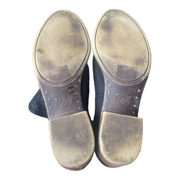 Lucky Brand Baley Black Suede Ankle Boots Size 9 - Picture 6 of 6